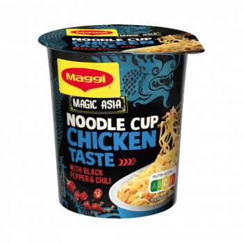 Maggi Magic Asia Noodle Cup Chicken, Instant Nudel Snack, 1 Portion, 63 Gramm